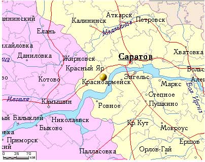 Карта города Бальцер
